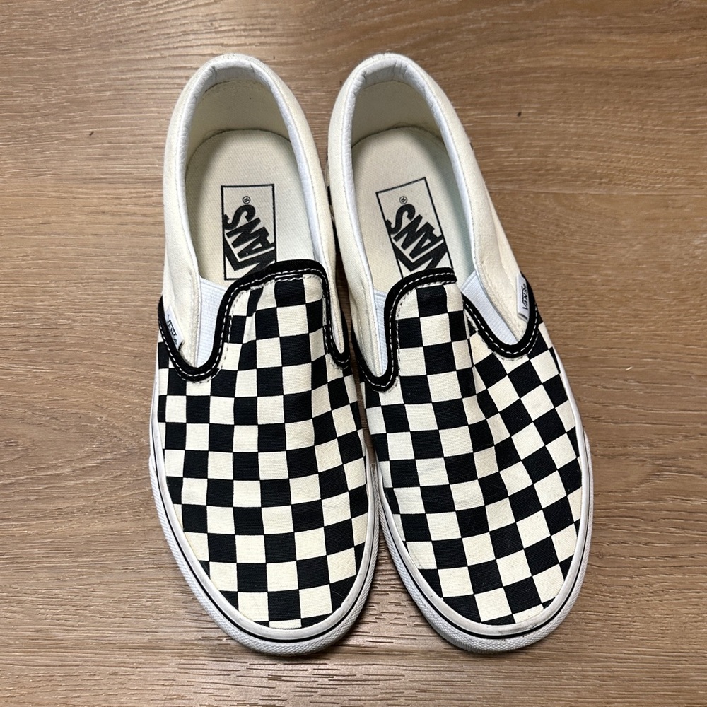 Vans Checkerboard Slip-On Sneakers